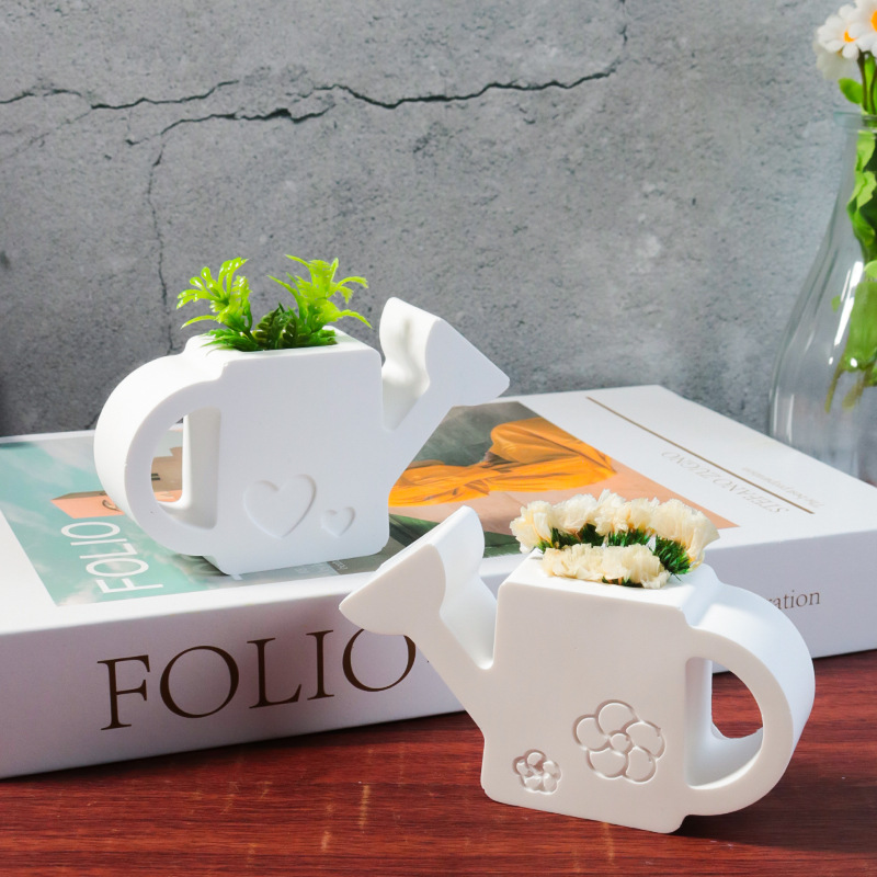 石膏製の水やり用プランター2個分のシリコン樹脂型。DIYでハ - Potsticker Mold のレビューと価格