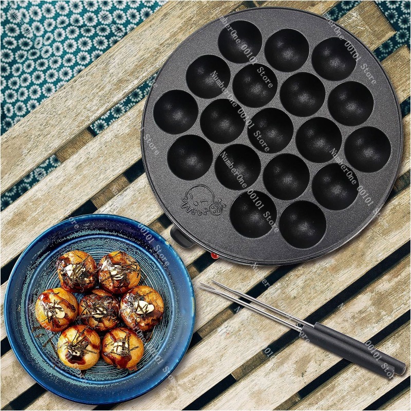 人気沸騰中！電動たこ焼き器 家庭用多機能パンケーキメーカー  - Takoyaki Grill Plate のレビューと価格